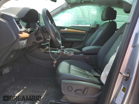 2023 Audi Q5 S line Premium Plus with VIN WA1EAAFY6P2097705, listed as a Copart auction lot 52345055 with 22,894 mi miles and Salvage title. Bid and sale history available at DreamBid. Image 7.