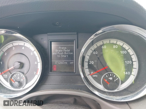 2013 Dodge Durango Crew with VIN 1C4RDJDGXDC614275, listed as a IAAI auction lot 42595022 with 171,260 mi miles and . Bid and sale history available at DreamBid. Image 7.