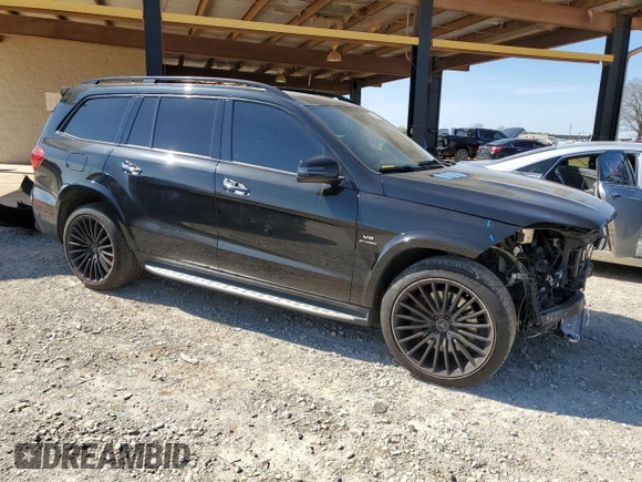 2017 Mercedes-Benz GLS 63 AMG with VIN 4JGDF7FEXHA842647, listed as a Copart auction lot 45605884 with 126,318 mi miles and . Bid and sale history available at DreamBid. Image 4.