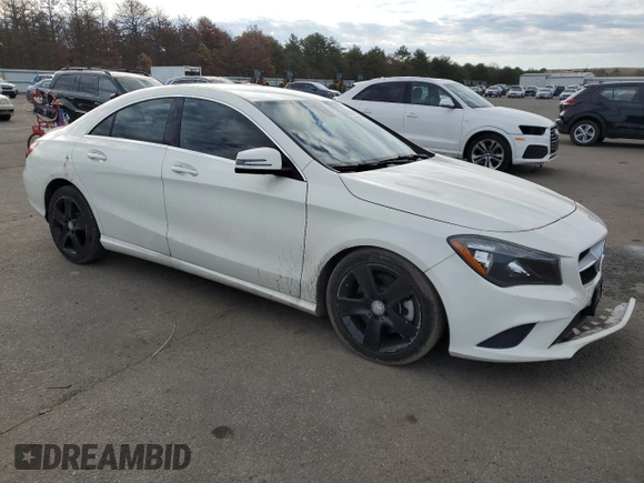 2016 Mercedes-Benz CLA 250 with VIN WDDSJ4GB8GN350032, listed as a Copart auction lot 46812104 with 56,294 mi miles and . Bid and sale history available at DreamBid. Image 4.