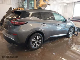 2020 Nissan Murano SV with VIN 5N1AZ2BS2LN133558, listed as a IAAI auction lot 41289350 with 87,348 mi miles. Bid and sale history available at carsss.com. Image 4.