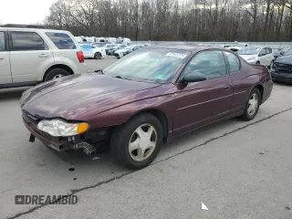 2003 Chevrolet Monte Carlo SS with VIN 2G1WX12K639298227, listed as a Copart auction lot 87655225 with 85,534 mi miles and Salvage Title. Bid and sale history available at carsss.com. Image 1.