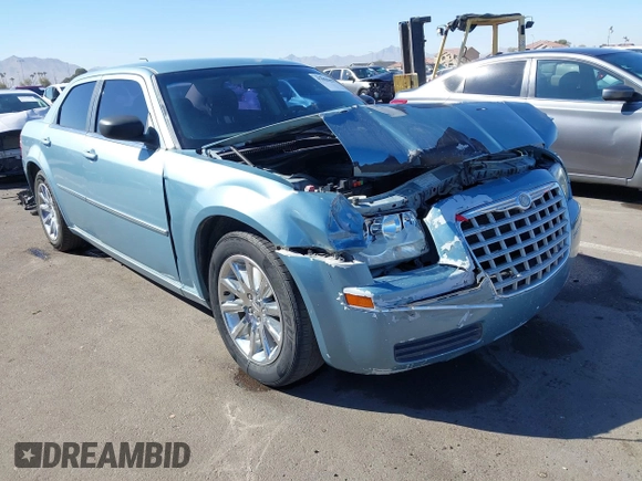 2008 Chrysler 300 LX with VIN 2C3KA43R08H267996, listed as a IAAI auction lot 41651603 with 188,760 mi miles. Bid and sale history available at carsss.com. Image 1.