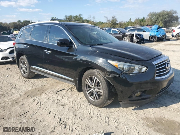 2015 Infiniti QX60 with VIN 5N1AL0MN6FC503598, listed as a Copart auction lot 46693025 with 94,662 mi miles and Non Repairable. Bid and sale history available at carsss.com. Image 4.