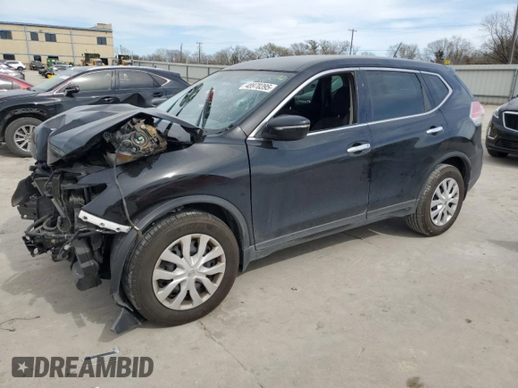 2015 Nissan Rogue S with VIN KNMAT2MT1FP565580, listed as a Copart auction lot 48970395 with 89,263 mi miles and Salvage Title. Bid and sale history available at carsss.com. Image 1.