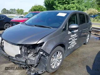 2015 Honda Odyssey EX-L z VIN 5FNRL5H61FB126947, wystawiony jako IAAI lot #42165599 z przebiegiem 213 058 mil mil oraz . Historia ofert i sprzedaży dostępna na DreamBid. Obrazek 2.