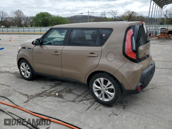 2015 Kia Soul + with VIN KNDJP3A54F7130892, listed as a Copart auction lot 51573325 with 121,078 mi miles and Salvage Title. Bid and sale history available at carsss.com. Image 2.