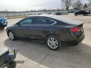 2015 Chrysler 200 Limited with VIN 1C3CCCAB7FN729781, listed as a Copart auction lot 47833635 with 80,631 mi miles and Salvage Title. Bid and sale history available at DreamBid. Image 2.
