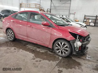 2017 Hyundai Accent SE with VIN KMHCT4AE7HU282529, listed as a IAAI auction lot 41528574 with 87,057 mi miles. Bid and sale history available at carsss.com. Image 1.
