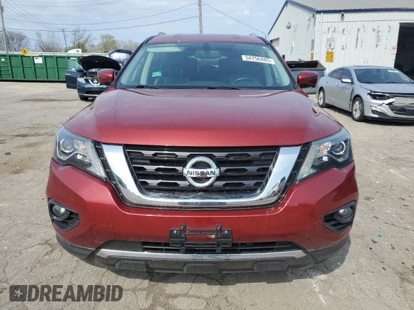 2017 Nissan Pathfinder SL with VIN 5N1DR2MM7HC903543, listed as a Copart auction lot 54756485 with 127,723 mi miles and Clean Title. Bid and sale history available at carsss.com. Image 5.