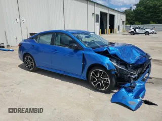 2024 Nissan Sentra SR z VIN 3N1AB8DV0RY281063, wystawiony jako Copart lot #54754635 z przebiegiem 6 858 mil mil oraz Szkoda całkowita • Salvage title. Historia ofert i sprzedaży dostępna na DreamBid. Obrazek 4.