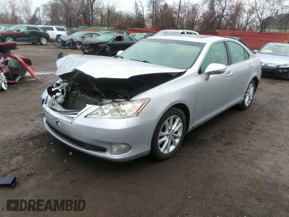2011 Lexus ES with VIN JTHBK1EG7B2435831, listed as a IAAI auction lot 42007290 with Not Provided miles. Bid and sale history available at carsss.com. Image 17.
