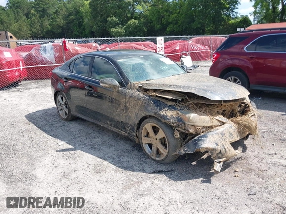 2011 Lexus IS 250 with VIN JTHBF5C22B5152447, listed as a IAAI auction lot 42445752 with 194,655 mi miles and . Bid and sale history available at DreamBid. Image 1.