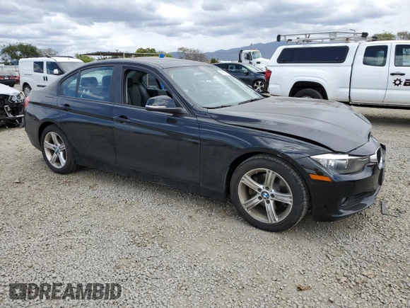2014 BMW 3 Series 328i with VIN WBA3C1C53EK117372, listed as a Copart auction lot 51845745 with 96,336 mi miles and Salvage Title. Bid and sale history available at carsss.com. Image 4.