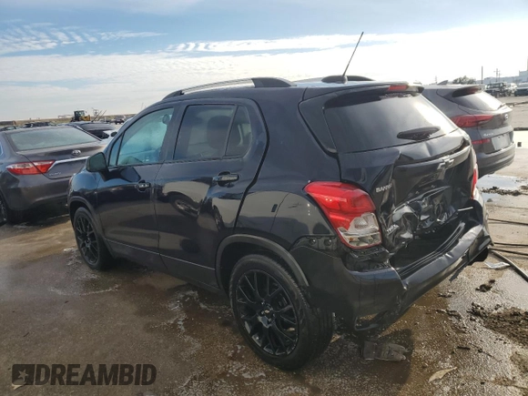2022 Chevrolet Trax LT with VIN KL7CJLSM1NB516520, listed as a Copart auction lot 41574535 with 76,322 mi miles and Salvage Title. Bid and sale history available at carsss.com. Image 2.