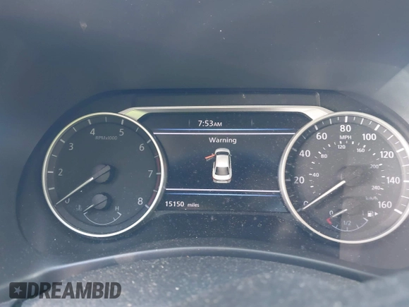 2024 Nissan Sentra SV with VIN 3N1AB8CV7RY281658, listed as a IAAI auction lot 42033096 with 15,150 mi miles and . Bid and sale history available at DreamBid. Image 7.
