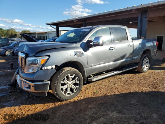 2017 Nissan Titan XD SL with VIN 1N6AA1F46HN502041, listed as a Copart auction lot 81795114 with 109,176 mi miles and Salvage Title. Bid and sale history available at carsss.com. Image 1.