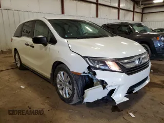 2018 Honda Odyssey LX with VIN 5FNRL6H26JB026483, listed as a Copart auction lot 43139325 with 45,364 mi miles and Clean Title. Bid and sale history available at carsss.com. Image 4.