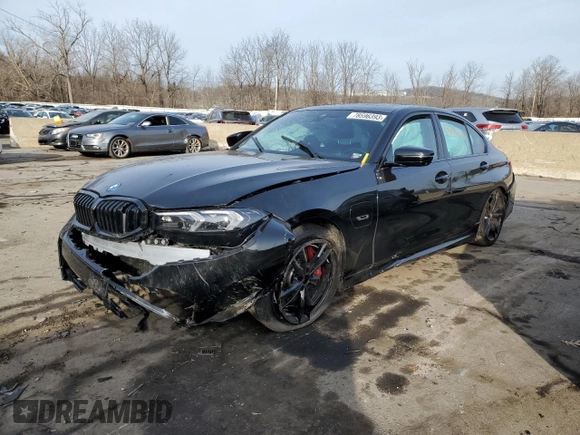 2023 BMW 3 Series 330e xDrive with VIN 3MW39FS0XP8D43902, listed as a Copart auction lot 80539264 with Not Provided miles and Non Repairable. Bid and sale history available at carsss.com. Image 1.