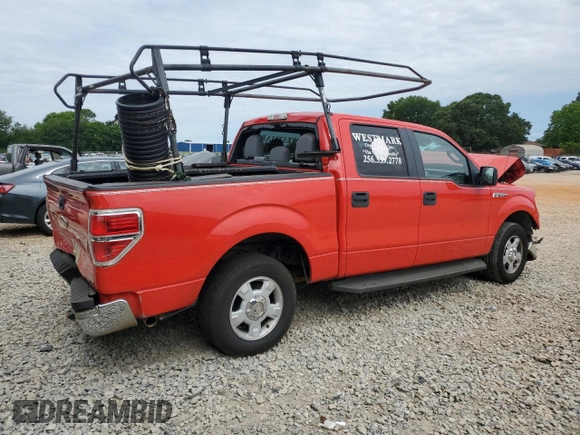 2011 Ford F-150 XL with VIN 1FTEW1CM1BKD13882, listed as a Copart auction lot 58329505 with Not provided miles and Salvage title. Bid and sale history available at DreamBid. Image 3.