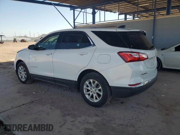 2018 Chevrolet Equinox LT z VIN 2GNAXJEV4J6350418, wystawiony jako Copart lot #56995065 z przebiegiem 49 600 mil mil oraz Szkoda całkowita • Salvage title. Historia ofert i sprzedaży dostępna na DreamBid. Obrazek 2.