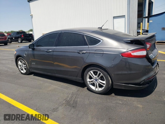 2016 Ford Fusion Titanium with VIN 3FA6P0SU0GR173636, listed as a Copart auction lot 59588095 with 119,998 mi miles and Salvage title. Bid and sale history available at DreamBid. Image 2.