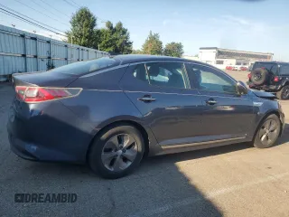 2014 Kia Optima Hybrid LX with VIN KNAGM4AD0E5064638, listed as a Copart auction lot 67062984 with 0 mi miles and Clean Title. Bid and sale history available at carsss.com. Image 3.
