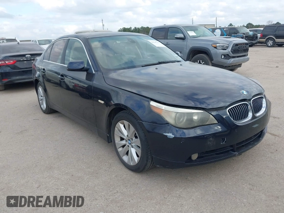 2007 BMW 5 Series 550i with VIN WBANB535X7CP08881, listed as a IAAI auction lot 41547237 with 143,337 mi miles and . Bid and sale history available at DreamBid. Image 1.