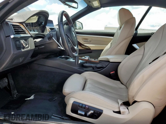 2017 BMW 4 Series 430i z VIN WBA4U7C37H5H20043, wystawiony jako Copart lot #57810165 z przebiegiem 63 419 mil mil oraz Szkoda całkowita • Salvage title. Historia ofert i sprzedaży dostępna na DreamBid. Obrazek 7.