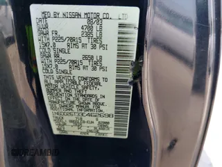 2003 Nissan Frontier XE with VIN 1N6DD26T33C462698, listed as a IAAI auction lot 41854779 with 128,709 mi miles and . Bid and sale history available at DreamBid. Image 9.