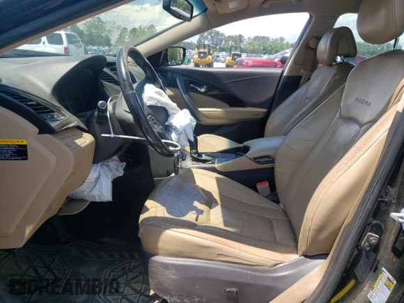 2014 Hyundai Azera с VIN KMHFG4JG4EA385813, выставлен на аукционе Copart как лот 54868975 с пробегом 177 059 миль миль и Списание • Salvage title. История ставок и продаж доступна на DreamBid. Изображение 7.