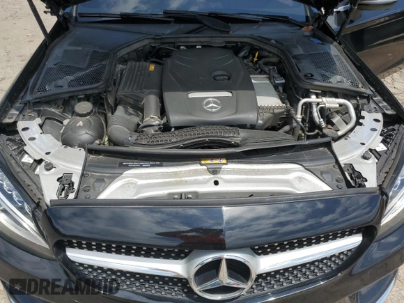 2018 Mercedes-Benz C 300 with VIN WDDWJ4KB6JF704074, listed as a Copart auction lot 57957375 with 97,267 mi miles and Salvage title. Bid and sale history available at DreamBid. Image 11.