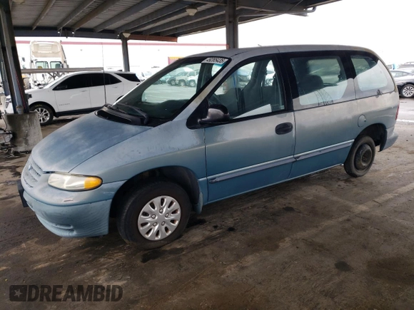 1996 Plymouth Voyager z VIN 2P4FP2536TR588853, wystawiony jako Copart lot #49285435 z przebiegiem 102 588 mil mil oraz Czysty tytuł • Clean title. Historia ofert i sprzedaży dostępna na DreamBid. Obrazek 1.