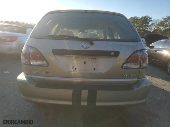 2002 Lexus RX 300 with VIN JTJGF10U020146503, listed as a Copart auction lot 85941434 with 202,545 mi miles and Salvage Title. Bid and sale history available at carsss.com. Image 6.