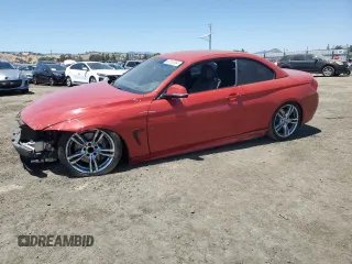 2018 BMW 4 Series 440i z VIN WBA4Z5C54JEE16889, wystawiony jako Copart lot #63250284 z przebiegiem 63 454 mil mil oraz Szkoda całkowita • Salvage title. Historia ofert i sprzedaży dostępna na DreamBid. Obrazek 1.