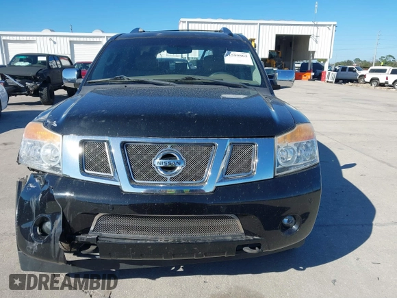 2011 Nissan Armada SV with VIN 5N1BA0ND7BN606270, listed as a IAAI auction lot 41599862 with 110,399 mi miles and . Bid and sale history available at DreamBid. Image 12.