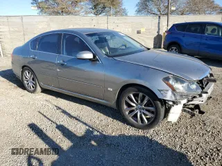 2006 Infiniti M45 Sport with VIN JNKBY01E16M205645, listed as a Copart auction lot 46121635 with 154,274 mi miles and Salvage Title. Bid and sale history available at carsss.com. Image 4.