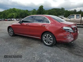 2017 Mercedes-Benz C 300 with VIN 55SWF4KB3HU217567, listed as a Copart auction lot 61574015 with 97,664 mi miles and Salvage title. Bid and sale history available at DreamBid. Image 2.