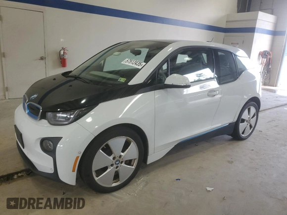 2014 BMW i3 with VIN WBY1Z4C57EV274944, listed as a Copart auction lot 57512435 with 102,073 mi miles and Clean title. Bid and sale history available at DreamBid. Image 1.