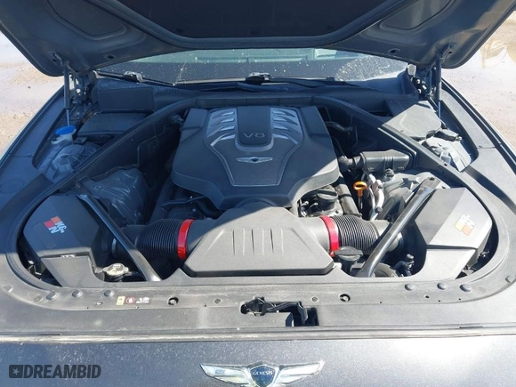 2018 Genesis G80 5.0L Ultimate with VIN KMHGN4JF2JU266314, listed as a IAAI auction lot 41712766 with 80,579 mi miles. Bid and sale history available at carsss.com. Image 10.