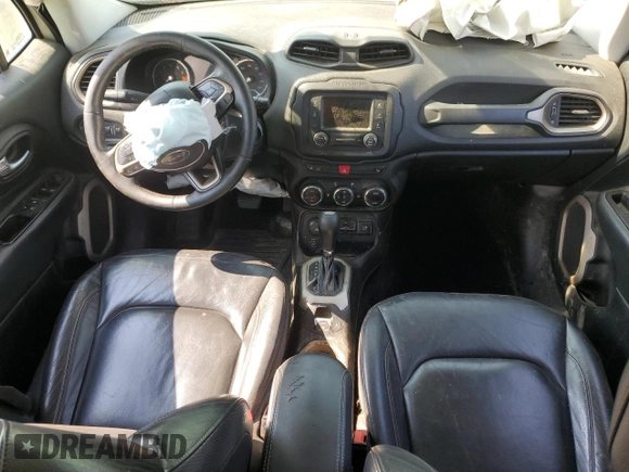 2016 Jeep Renegade Limited with VIN ZACCJBDT8GPC60046, listed as a Copart auction lot 60529055 with 110,282 mi miles and Salvage title. Bid and sale history available at DreamBid. Image 8.