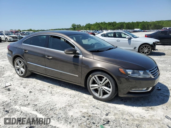 2013 Volkswagen CC Lux with VIN WVWRN7AN4DE546711, listed as a Copart auction lot 52673205 with 106,700 mi miles and Salvage Title. Bid and sale history available at DreamBid. Image 4.