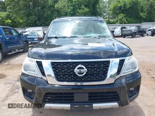 2017 Nissan Armada Platinum with VIN JN8AY2NF4H9303610, listed as a IAAI auction lot 42627619 with 122,727 mi miles and . Bid and sale history available at DreamBid. Image 6.