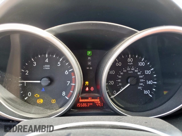 2012 Mazda 5 Sport with VIN JM1CW2BL2C0140909, listed as a Copart auction lot 61840615 with 155,863 mi miles and Salvage title. Bid and sale history available at DreamBid. Image 9.