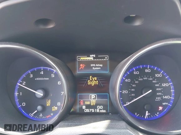 2019 Subaru Outback Limited with VIN 4S4BSANC8K3353904, listed as a IAAI auction lot 42067767 with 57,518 mi miles and . Bid and sale history available at DreamBid. Image 7.