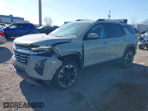 2025 Chevrolet Equinox FWD LT with VIN 3GNAXHEG2SL131819, listed as a IAAI auction lot 41700937 with 5,378 mi miles and . Bid and sale history available at DreamBid. Image 17.