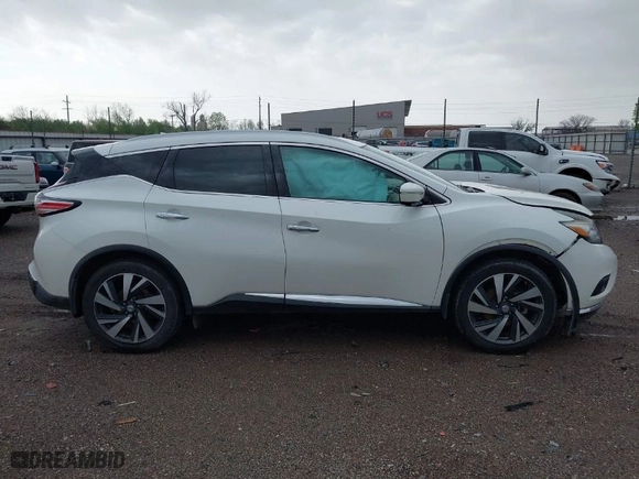 2015 Nissan Murano Platinum with VIN 5N1AZ2MH0FN237598, listed as a IAAI auction lot 41945540 with 177,934 mi miles. Bid and sale history available at carsss.com. Image 13.
