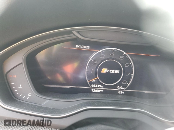 2018 Audi SQ5 with VIN WA1C4BFY1J2170958, listed as a Copart auction lot 62245183 with 46,339 mi miles and . Bid and sale history available at DreamBid. Image 9.