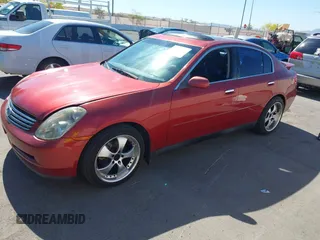 2003 Infiniti G35 w/Leather with VIN JNKCV51E63M302507, listed as a IAAI auction lot 42232676 with 152,358 mi miles and . Bid and sale history available at DreamBid. Image 6.