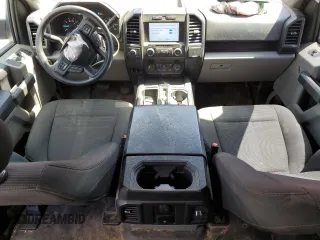 2019 Ford F-150 XL with VIN 1FTEW1E43KKE28982, listed as a Copart auction lot 58302285 with 101,707 mi miles and Salvage title. Bid and sale history available at DreamBid. Image 8.